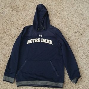 Under Armour Navy Blue Notre Dame Sweatshirt